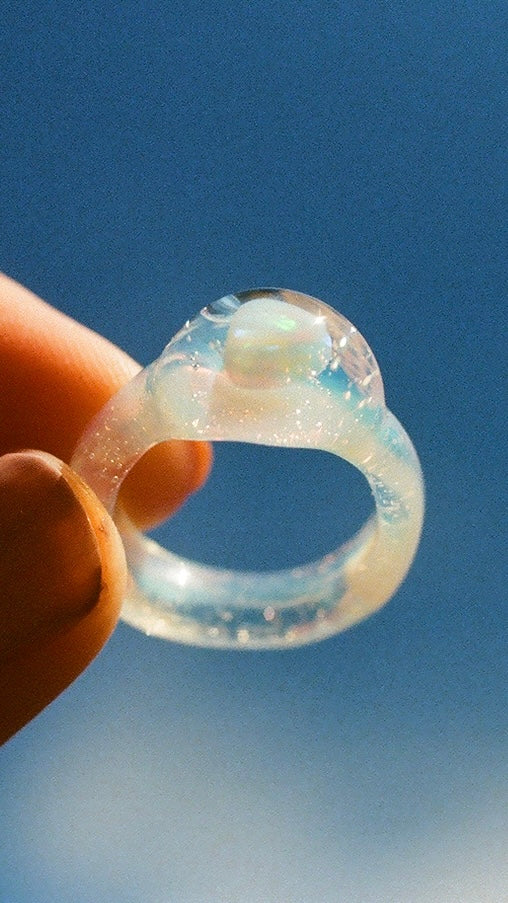 Medium Opal Cloud Ring