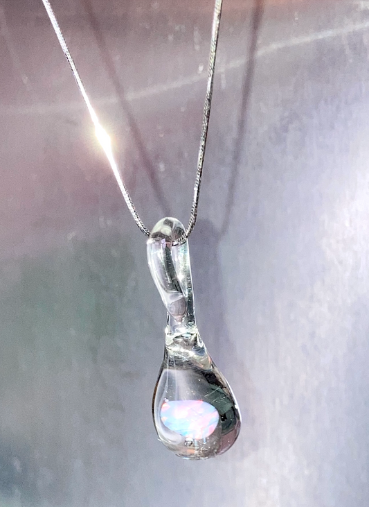 Raindrop Opal Necklace